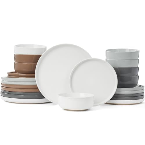 Milkyway 24 Piece Stoneware Dinnerware Set (24 Count)