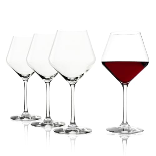 Revolution Burgundy Red Wine Glasses 18 1 (4 Pieces (1 Pack))