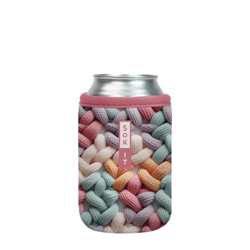 CanSok Sleeve for Beer & Soda Insulated Neoprene Cover (Cozy in Color / 12oz Can Sleeve)