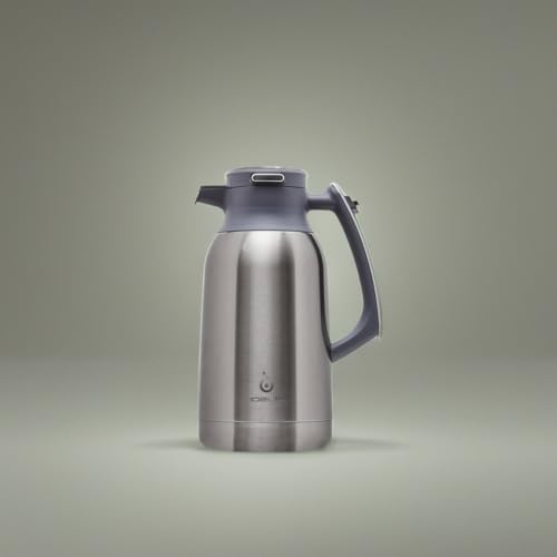 Thermal Coffee Carafe 68oz (Metallic / 68 Ounces)