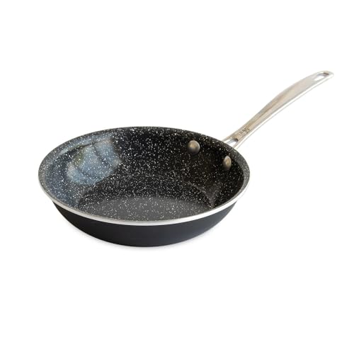 Basalt Aluminum Saute Skillet (8-Inch / Nonstick Ceramic Coating)