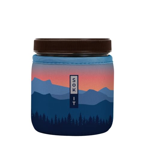 IceCreamSok Insulated Neoprene Cover (Blue Ridge / Fits Talenti 16oz Pints)