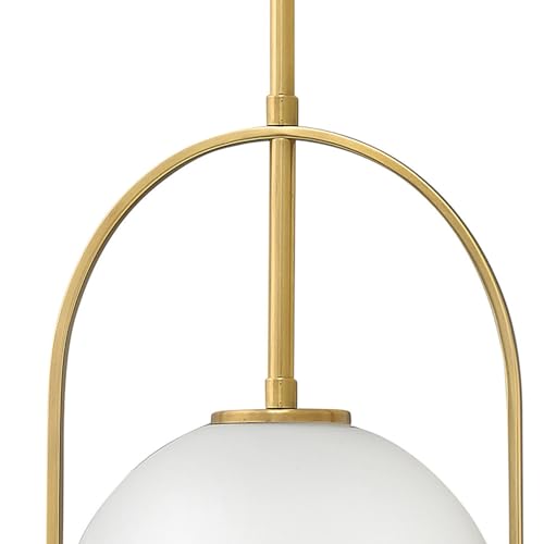 Somerset Small Adjustable Pendant Light (Heritage Brass / Medium)