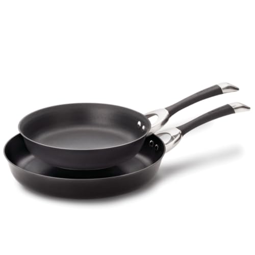 Symmetry Hard Anodized Nonstick Frying Pan Set (10" & 12" / Black)