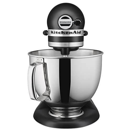 Artisan, 5-Qt Tilt Head Stand Mixer, KSM150PS, Black Matte (Matte Black)