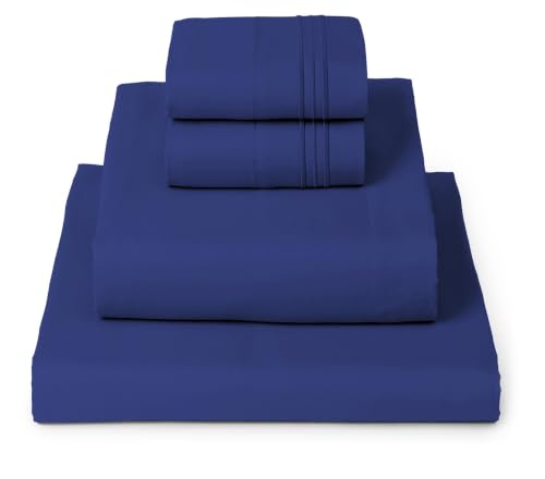 Iconic 4 Piece (1597 Royal Blue / Queen - EXTRA DEEP pocket)