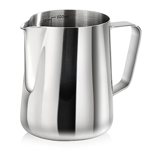 Stainless Steel Frothing Pitcher (20.3 Ounces)