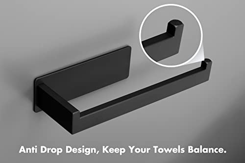 Hand Towel Holder (1 Pack 9 In / Matte Black)