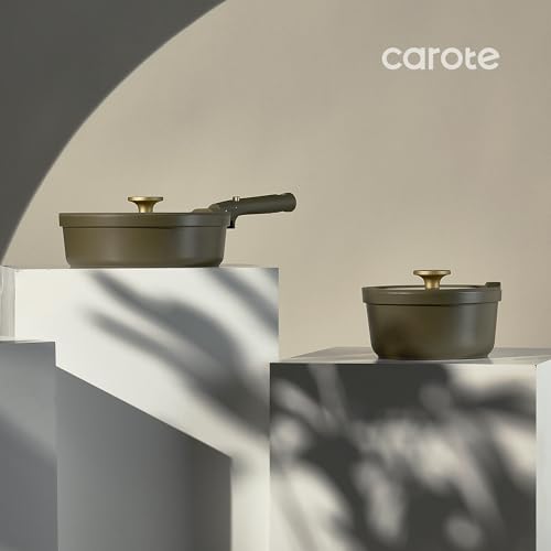 21pcs Ceramic Cookware Sets (Green / 21 PCS)
