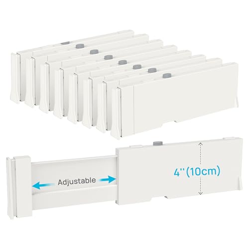 Drawer Dividers for Clothes 8 Pack (8 Count)