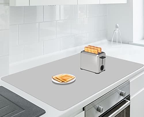 Extra Large Silicone Mat 35.3"x23.5"x0.08" (Light Gray / 36"L x 24"W)