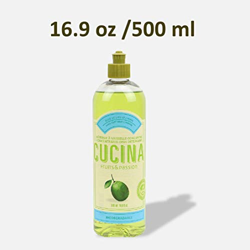 Cucina Lime Zest and Cypress 16.9 oz Concentrated Dish Detergent (16.9 Fl Oz)