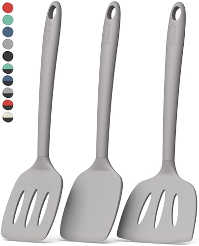 3 Pack Silicone Spatula Set (PureGray)