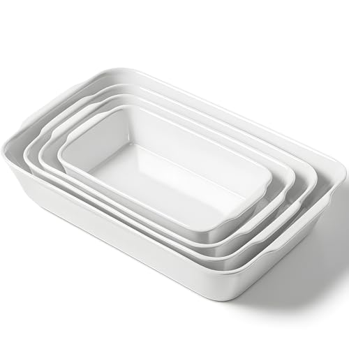 HOMBENE Baking Dish (Set of 4 (1.2QT/2QT/3QT/4.2QT))