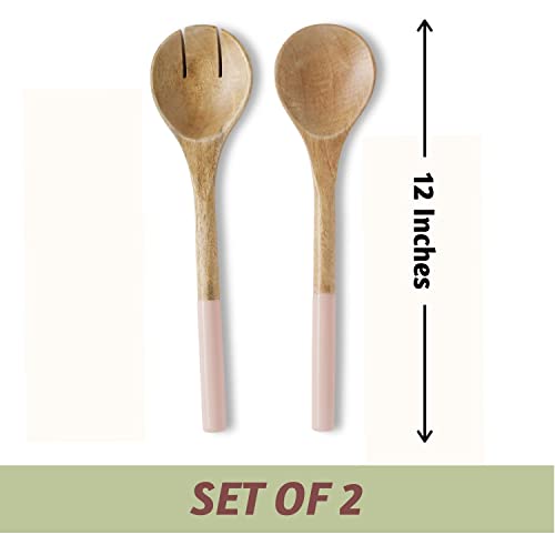 Salad Servers or Salad Tongs (Pink / 12 inch)