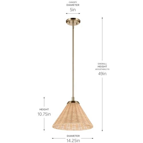 Bekah Convertible Pendant Light (10.75" x 14.25")