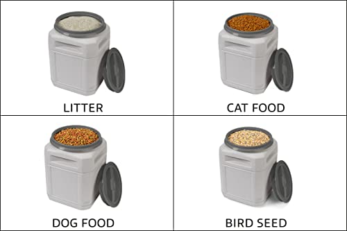 Airtight Dog Food Storage Container (10 Gal/ 40 lbs)