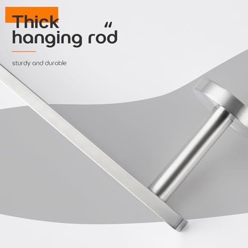 Bath Towel Rings Brushed Nickel Bathroom Towel Holder Modern Small Hand Towel Bar Wall Mount Stainless Steel AN3001BR (Brushed Nickel)
