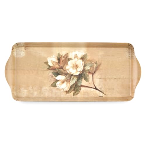 Sugar Magnolia Collection Melamine Tray (15.1" x 6.5" x 1" / Sugar Magnolia)