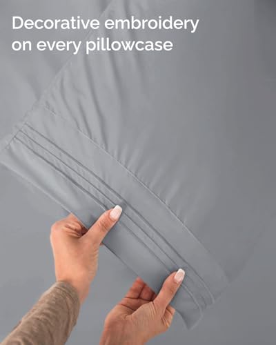 Twin Size 3 Piece Sheet Set (05 - Steel Blue / Twin)