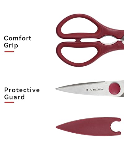 Kitchen Scissors for Food (Red / 8.35 Inch)