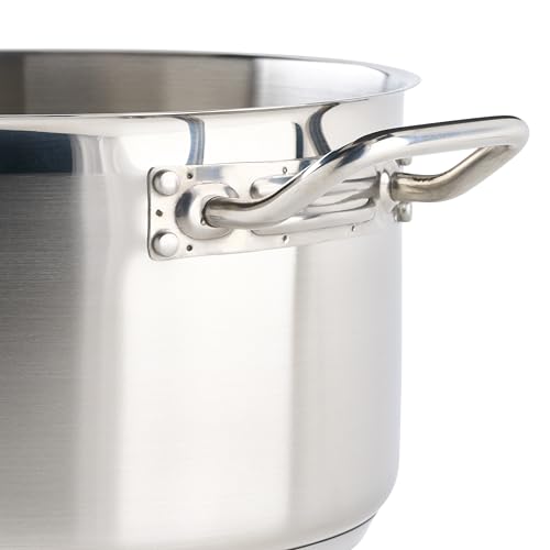 10 qt Stainless Steel Sauce pan with Cover (10 Quarts)