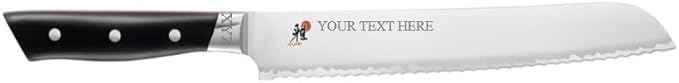 MIYABI 400FC - Evolution 9-inch Bread Knife - Custom Engraved, Personalized