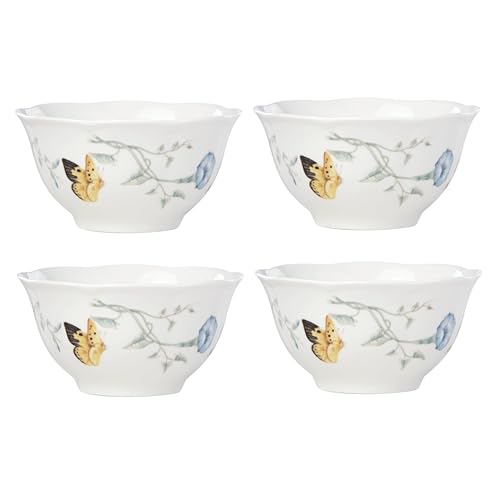 Butterfly Meadow Porcelain 4 (Rice Bowls, Set of 4)