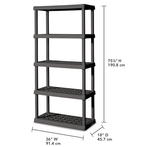 3 Pack 5 Shelf Unit (5 Shelf / 3 Pack)