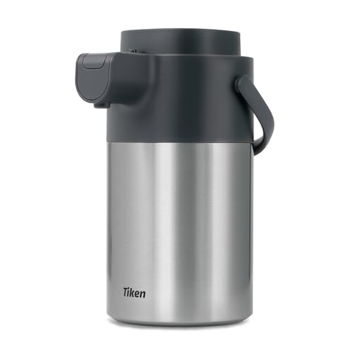 Airpot Coffee Dispenser with Pump (102 Ounces / Silver)