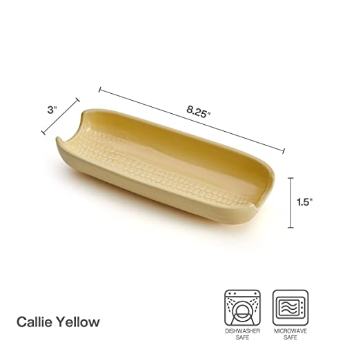 Callie Yellow Corn Dishes Set of 4 (4 Count)