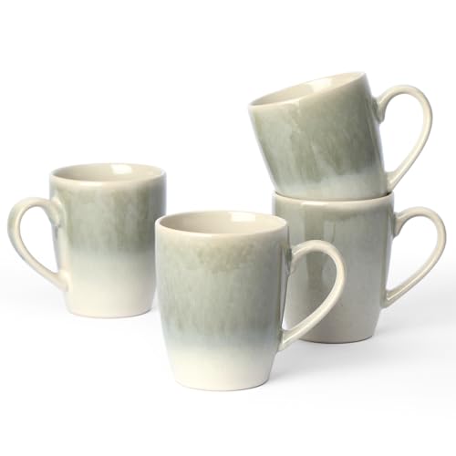 Coffee Mugs Set (4pcs / Glacier-Sage Green)