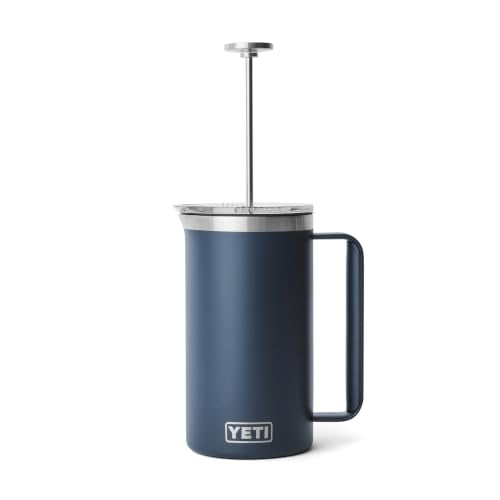 Rambler 34 oz. French Press Coffee Maker (34 Ounce / Navy)