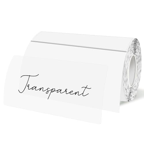 Transparent Thermal Labels Stickers 2x4 Inch