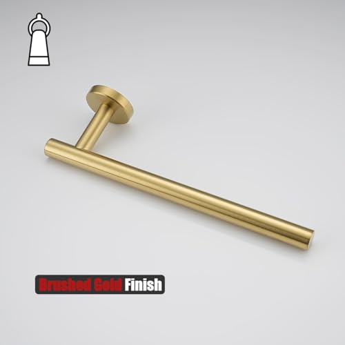 Hand Towel Bar Gold (9 Inch / Brushed Gold)