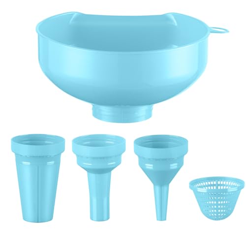 Wide Mouth Versatile Funnel for Kitchen Use for Filling Bottles