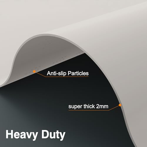 Silicone Mats for Kitchen Counter 47"x23.6"x0.08” (Light Gray / 47"L x 23.6"W)