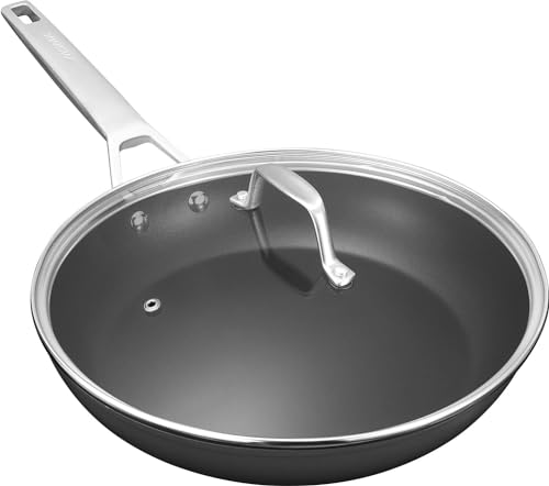 11 Inch Nonstick Frying pan with Lid (11-Inch)