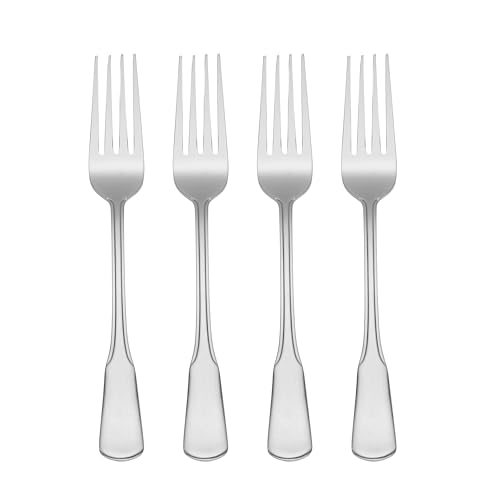 Colonial Boston Dinner Forks Silverware Set for 4 (4 Piece / Dinner Forks, Set of 4)