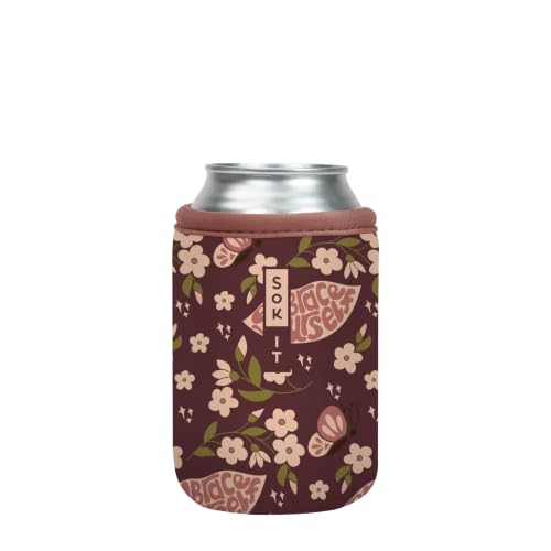 CanSok Sleeve for Beer & Soda Insulated Neoprene Cover (Self Love / 12oz Can Sleeve)