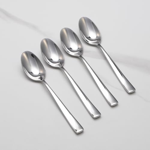 8 Piece Spoons Set (Silver / 8.1 Inch)