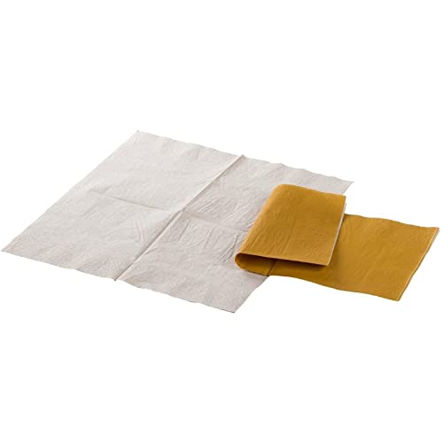 Mustard Yellow Cocktail Napkins Disposable (200 Pack)