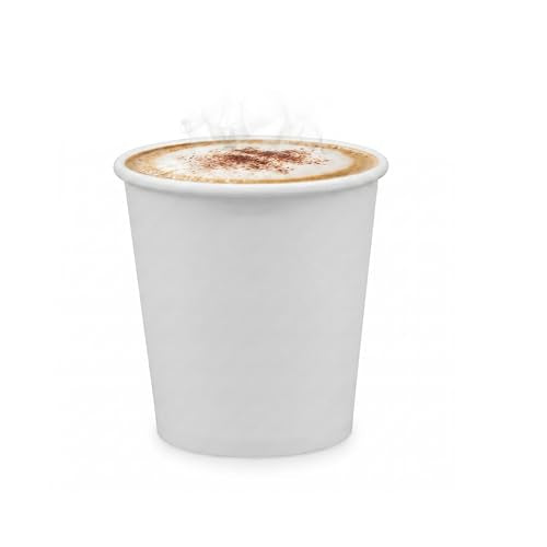 Paper Cups 12 oz 200 Pack for Coffee & Tea Made in USA (12oz - 200 Count)