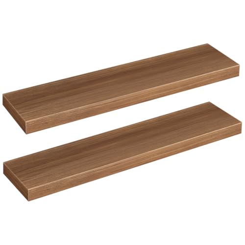 31.5" Floating Shelves for Wall (Walnut / 31.5 Inches)