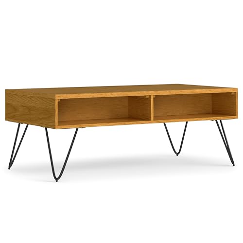 Hunter 48" Wide Rectangle Lift Top Coffee Table in Oak Veneer (Lift Top Coffee Table / 48 inch / Oak Veneer)