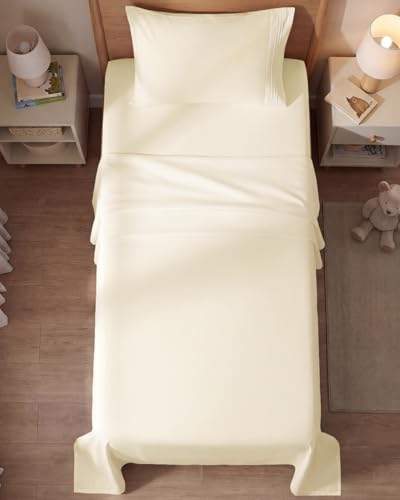 Twin Size 3 Piece Sheet Set (10 - Off White / Twin)
