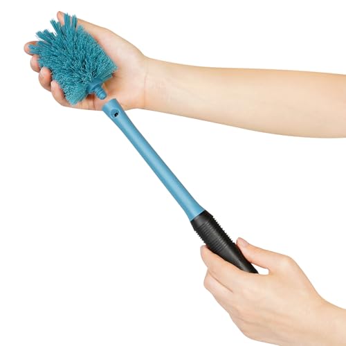 2-in-1 Bottle Brush and Straw Cleaner Brush, Smokey Blue, 1 Pack (Smokey Blue / 1 Count (Pack of 1))