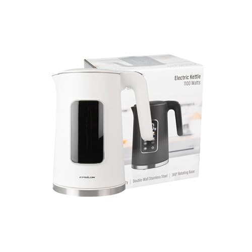 LCD Electric Kettle 1100W (EK White LCD)