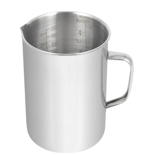 Large Stainless Steel Measuring Cup (Large, 34 oz (1000 ml, 4 cups))
