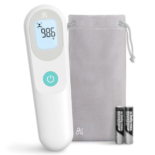 No Touch Infrared Digital Thermometer for Adults (White)